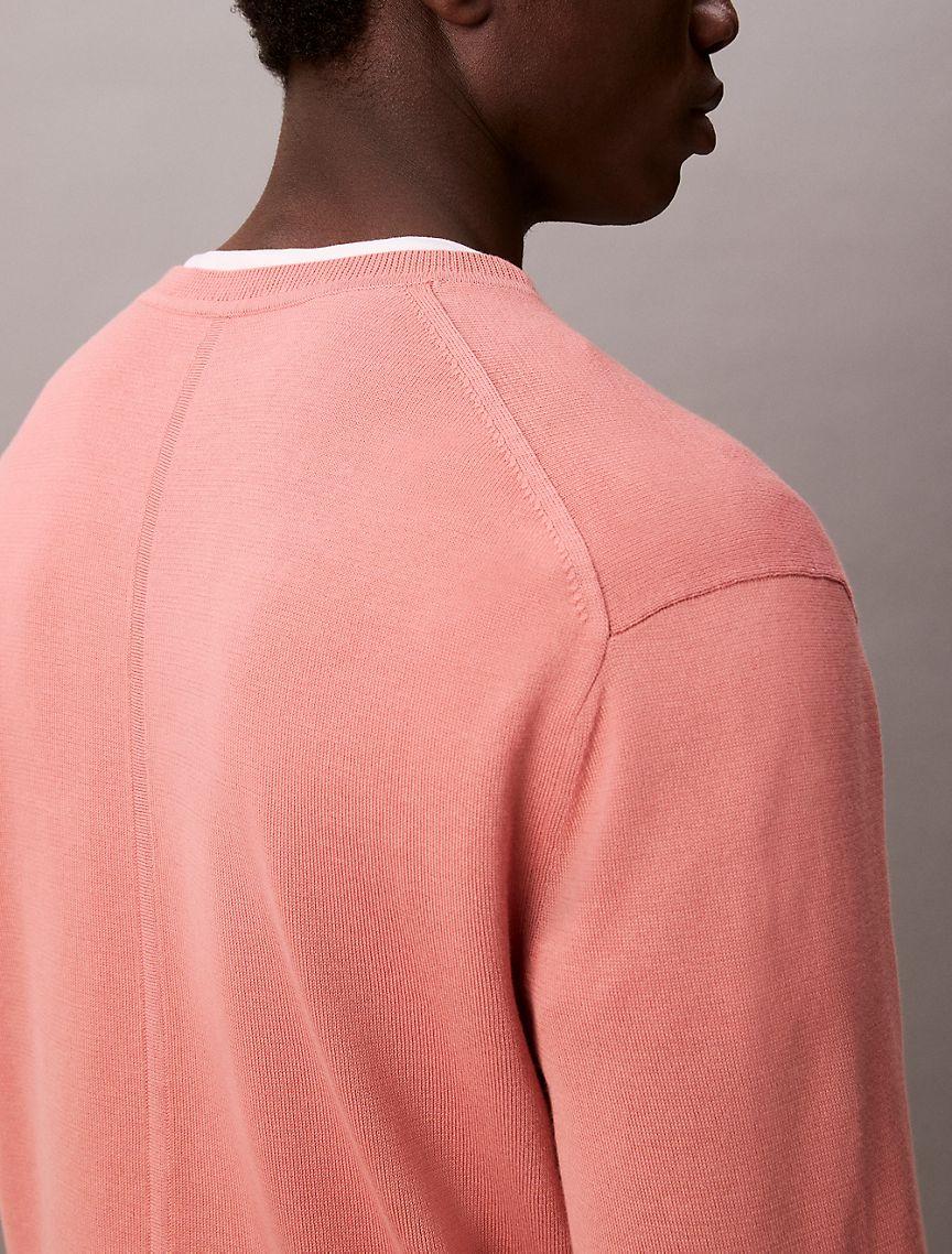 Calvin Klein Mens Supima Cotton Classic Sweater - Neutral Product Image