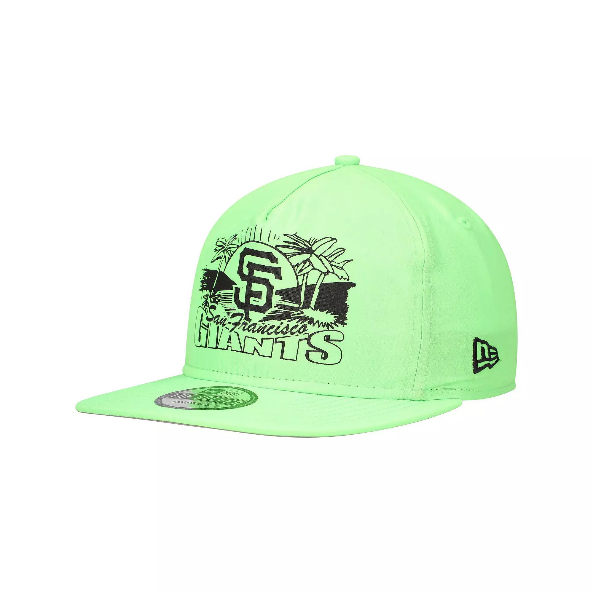 Men's New Era Green San Francisco Giants Neon Golfer Snapback Hat Product Image