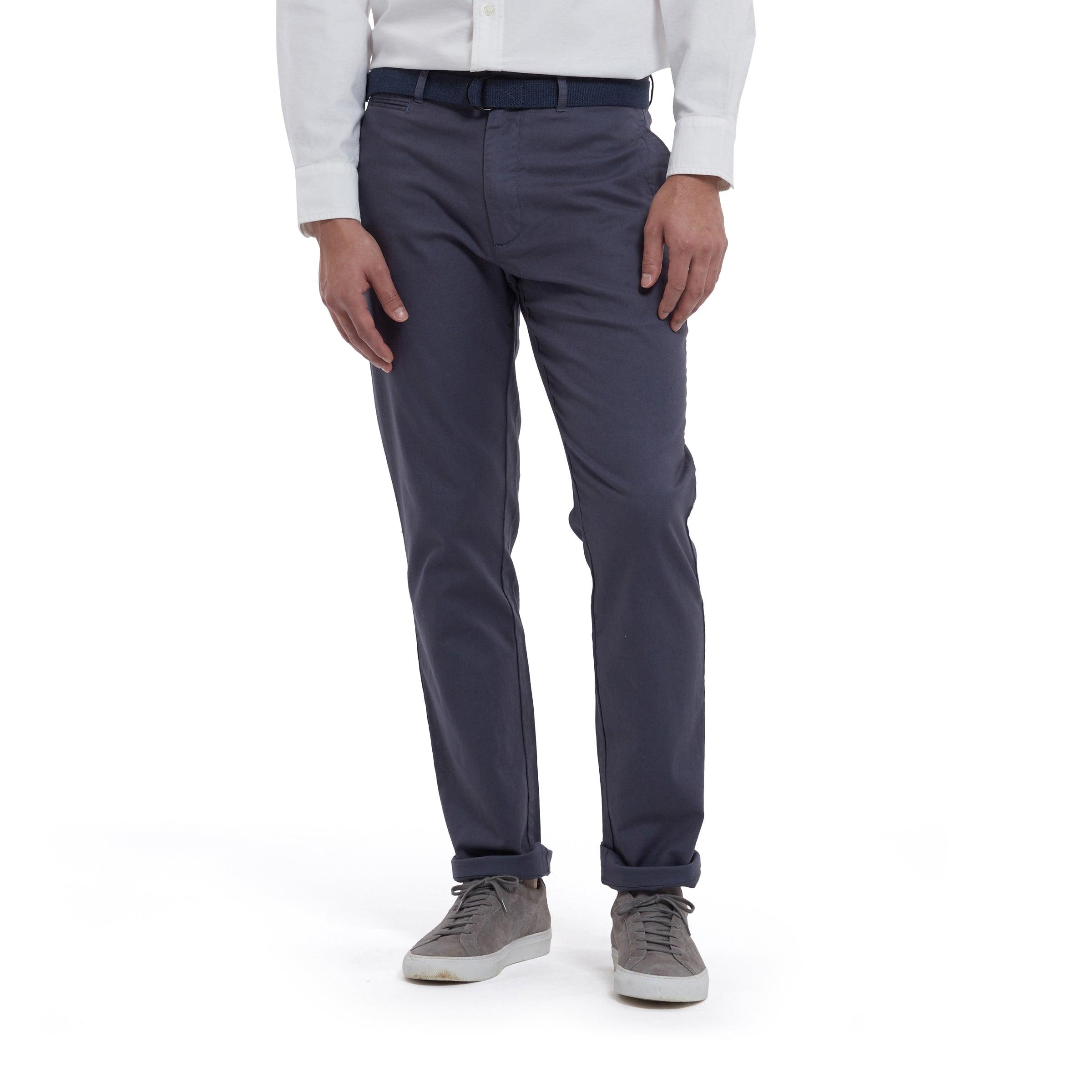 Newport Canvas Stretch Pants - Grisaille Blue Product Image