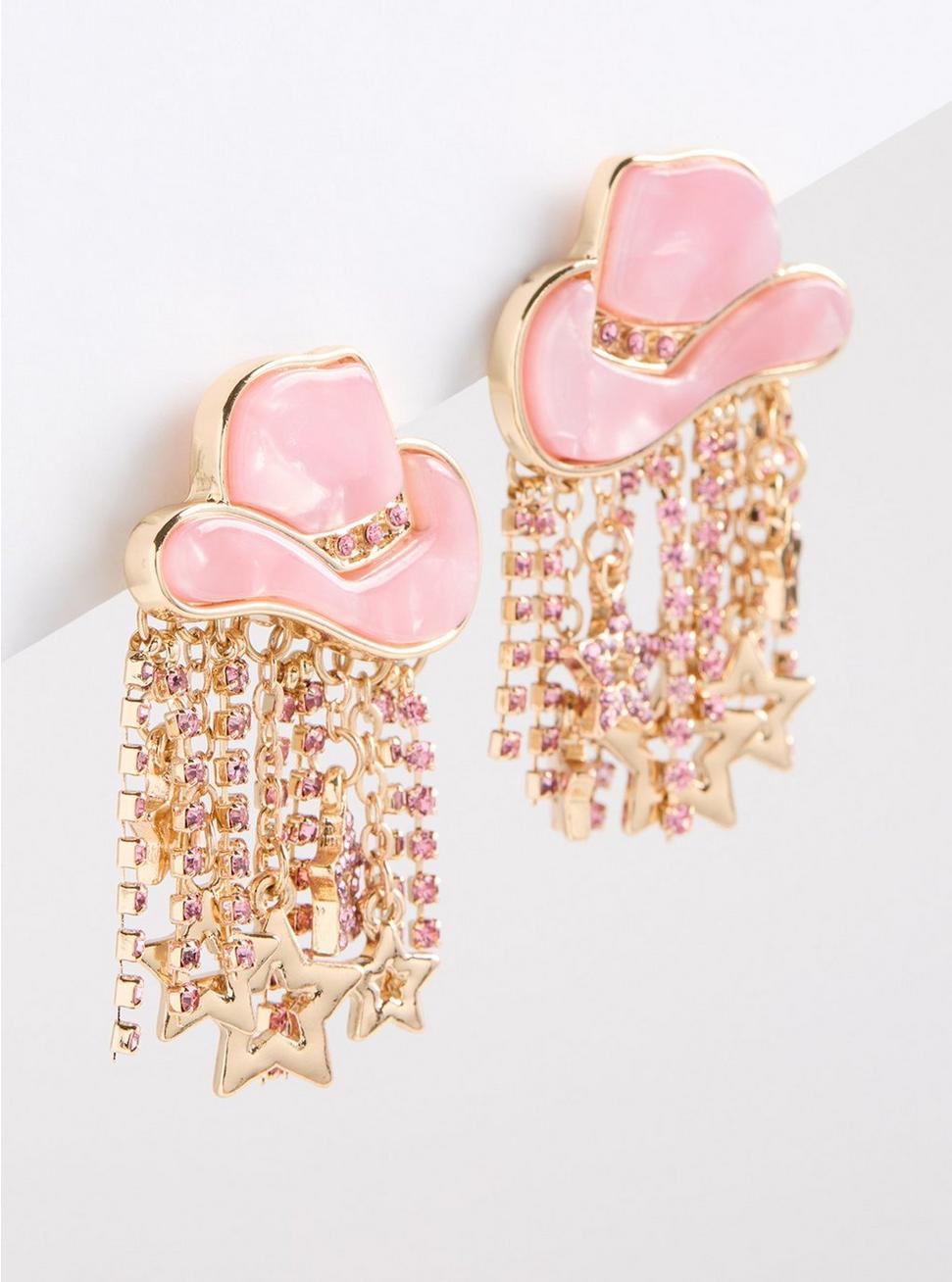 Cowgirl Hat Statement Earring Product Image