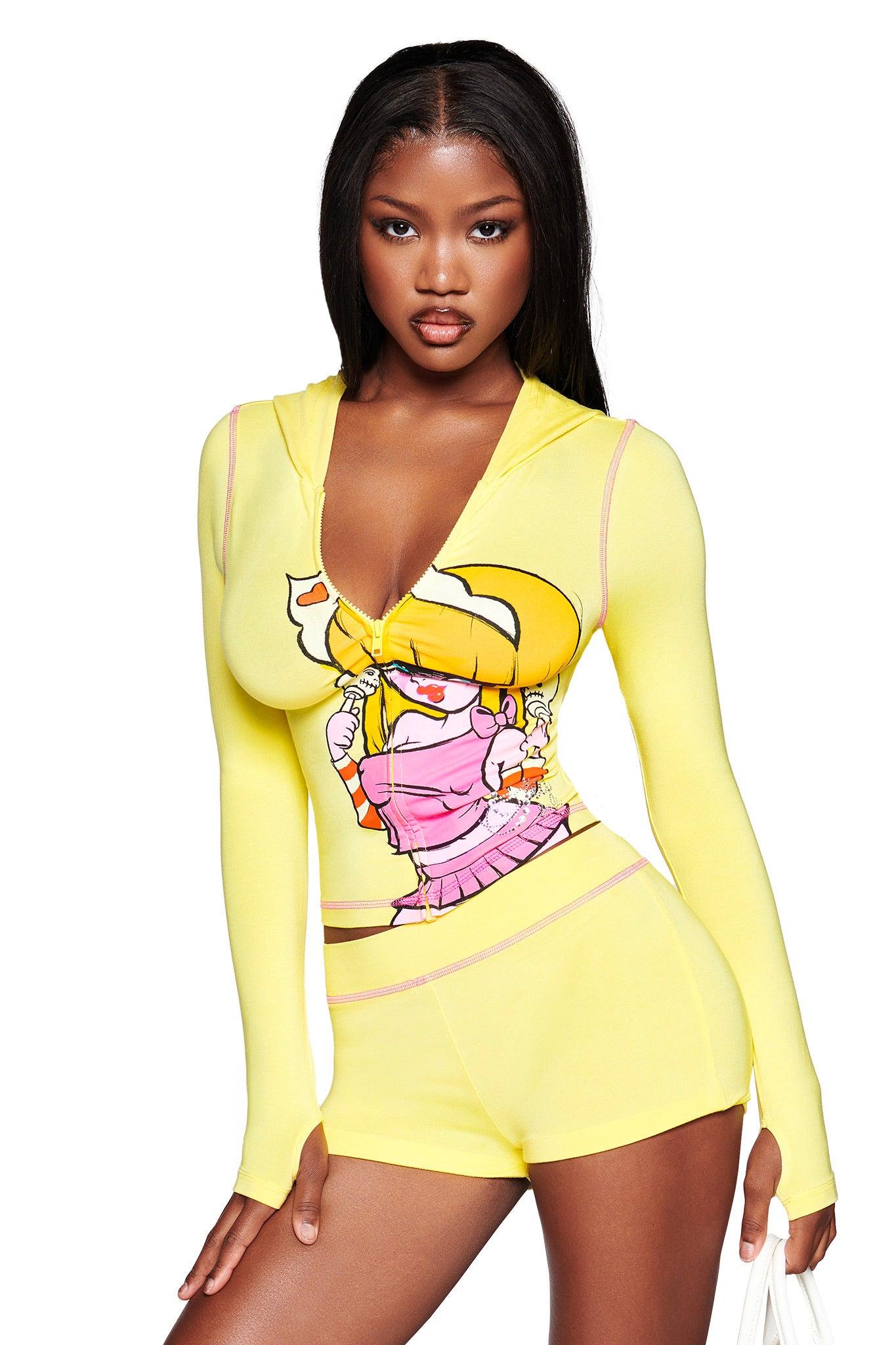 FAFI BLARE HOODIE - YELLOW Product Image