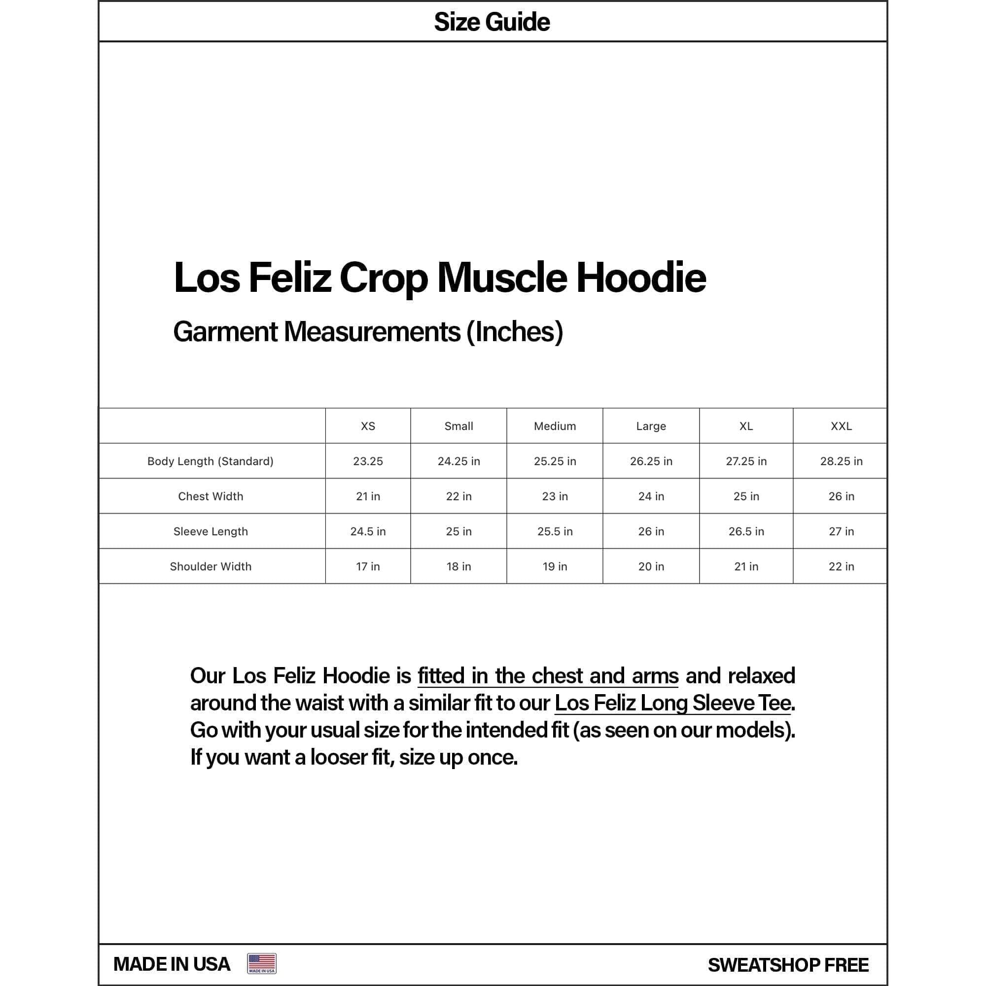 Los Feliz Crop Muscle Hoodie | Fitted Male Product Image