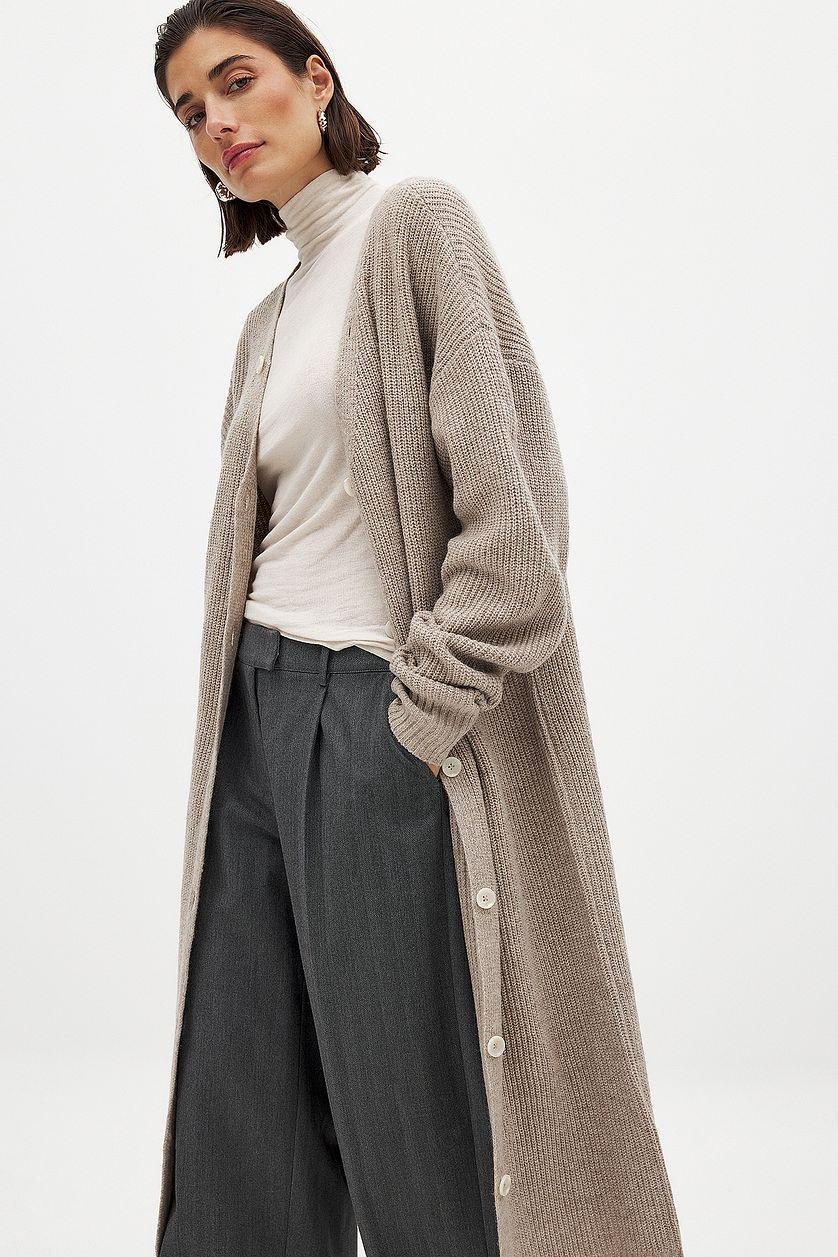 Knitted Maxi Cardigan Product Image