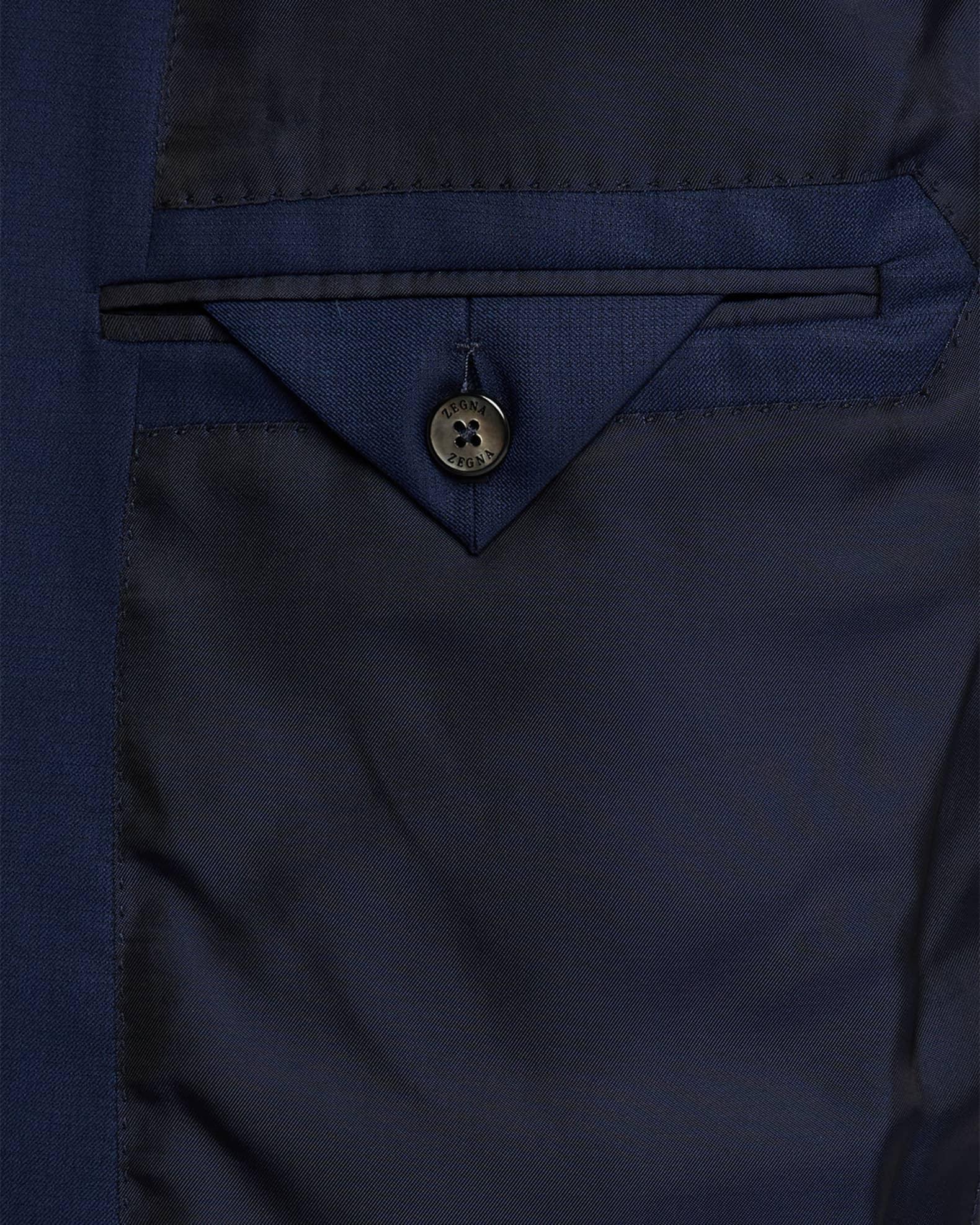 Men's Wool Textured Two-Piece Suit Product Image