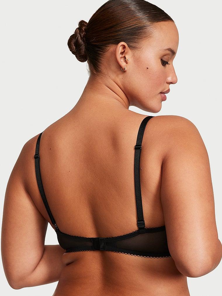 Tease Lace-Trim Unlined Demi Bra Product Image