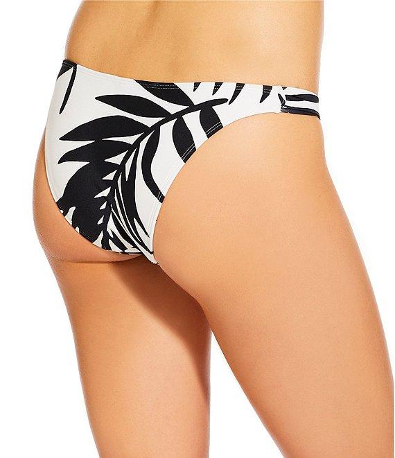 GB Leaf Print Tanga High Leg Hipster Swim Bottom Product Image