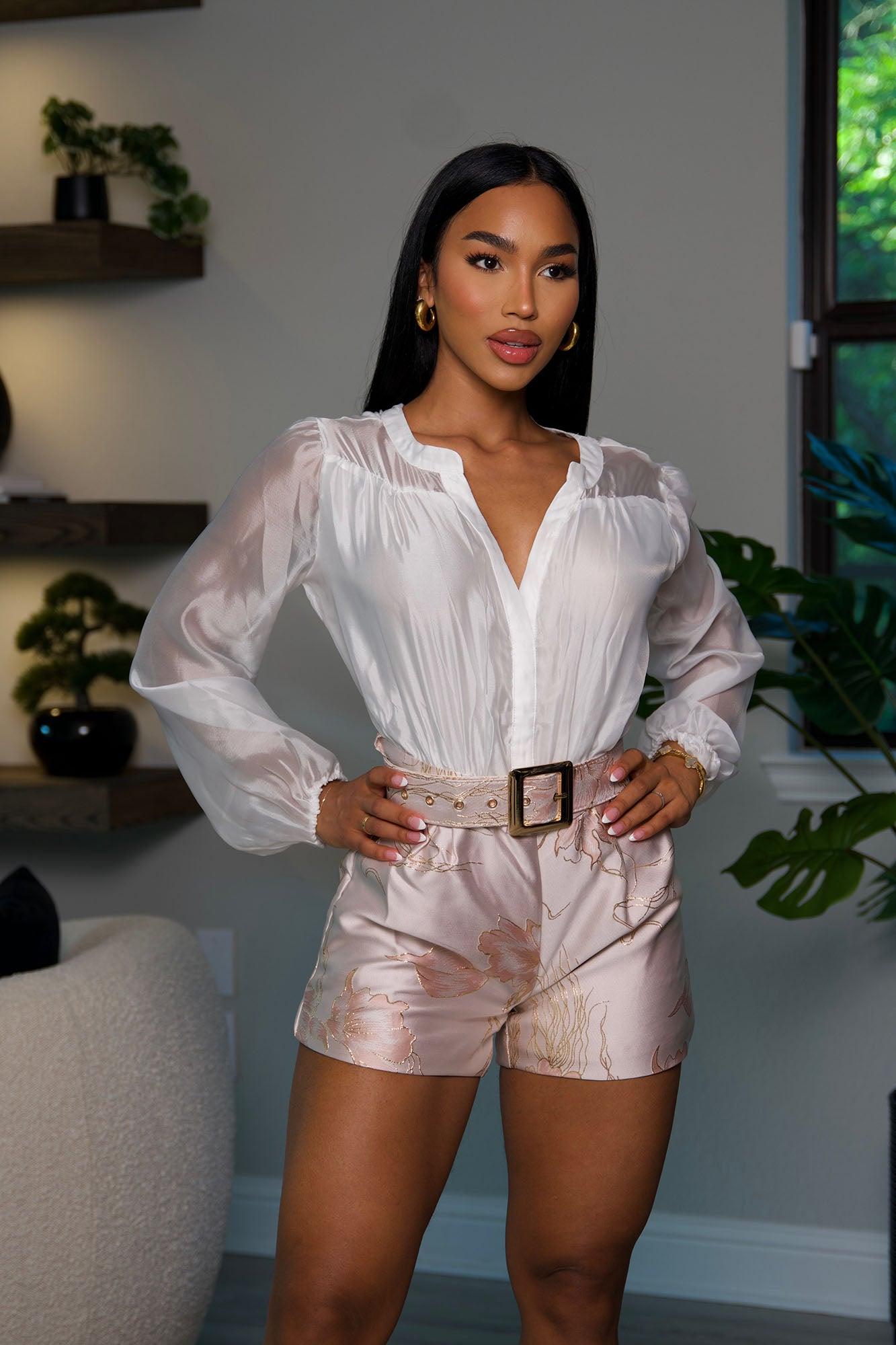 Queen Bee Romper - Pink/combo Product Image
