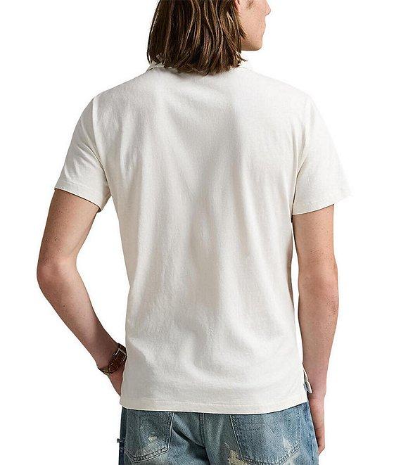 Polo Ralph Lauren Short Sleeve Linen-Blend Jersey Polo Shirt Product Image