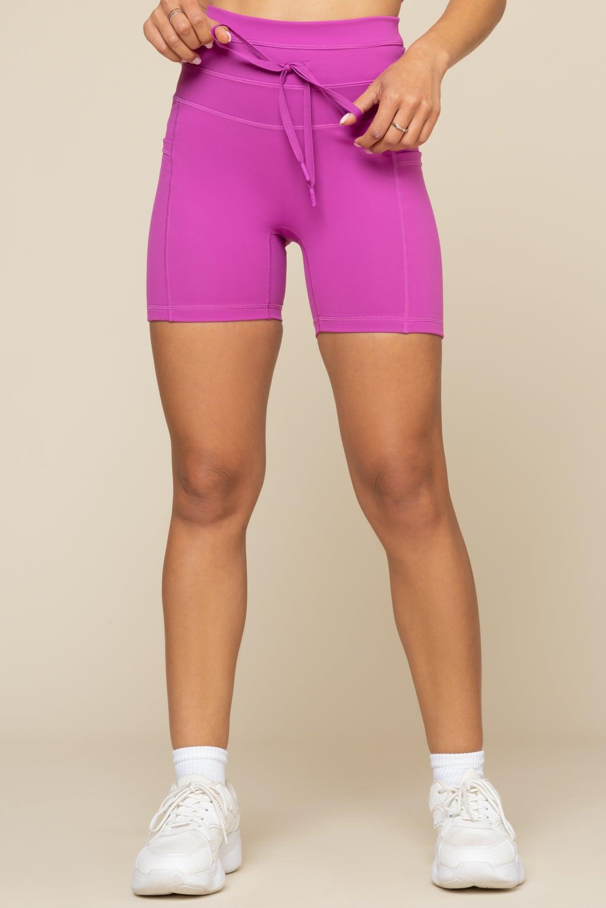 Cargo Midi Short with Pockets - Royal Orchid Product Image