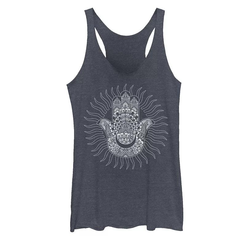 Juniors' Hamsa Moon Sun Geometric Design Graphic Tank Top, Girl's,  Product Image