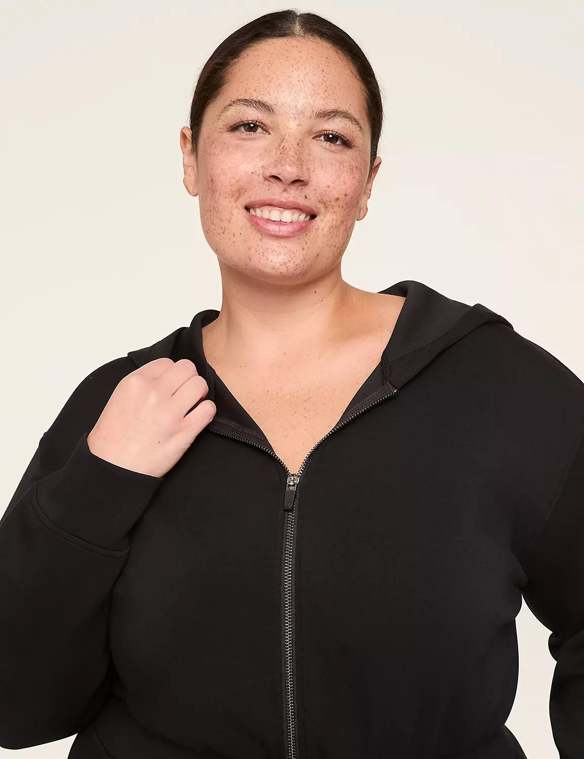 LIVI Hooded Journey Zip-Up Jumpsuit Product Image