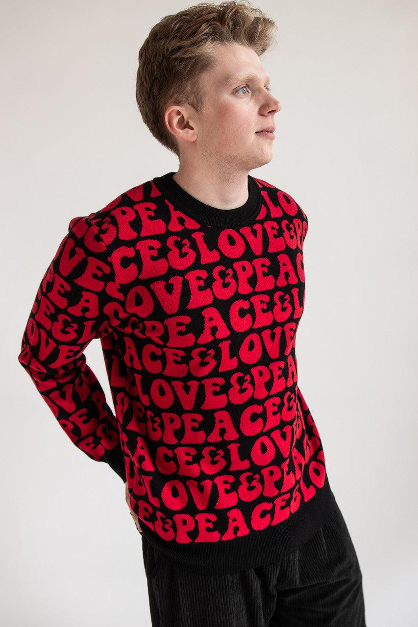 Peace Love Sweater Product Image