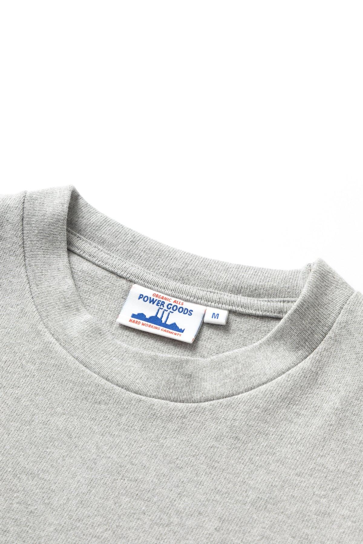Power Goods - Super Weight T-Shirt - Heather Grey Product Image