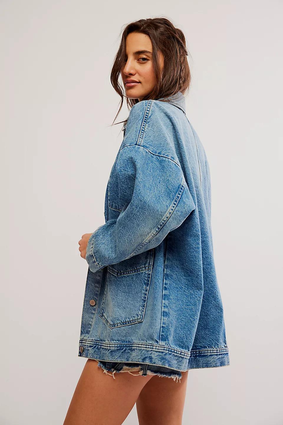 Free People Avery Denim Jacket Product Image