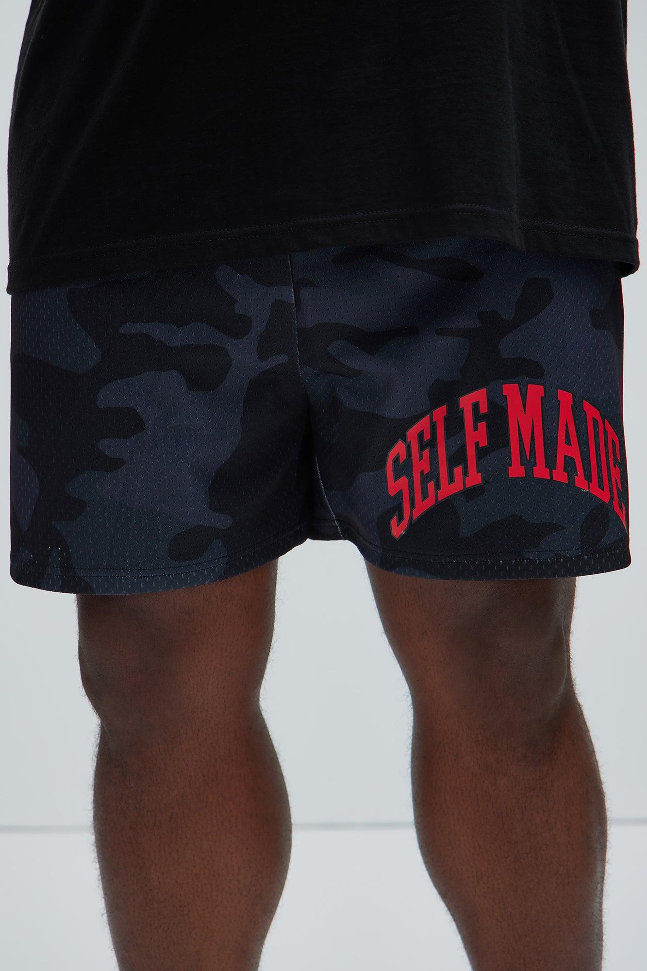 Self Made Mesh Shorts - Black Product Image