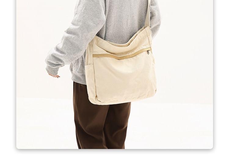 Multi-Pocket Canvas Crossbody Bag Product Image
