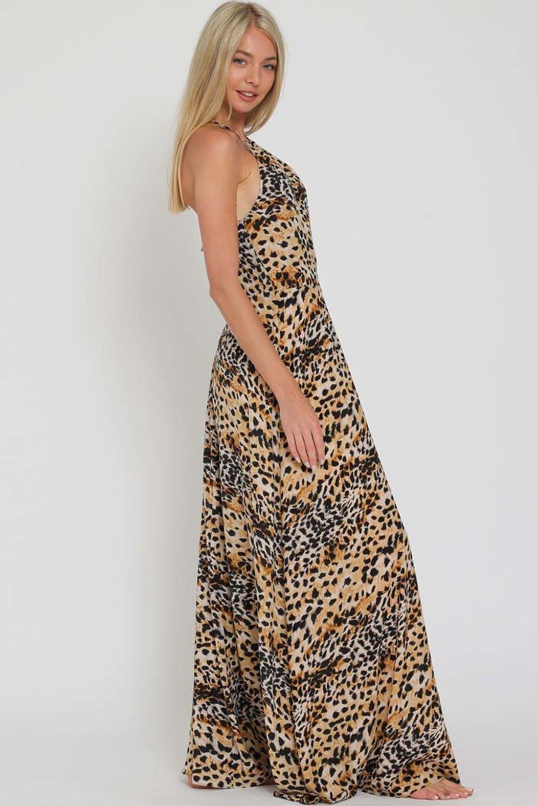 Halterneck Maxi Dress Product Image