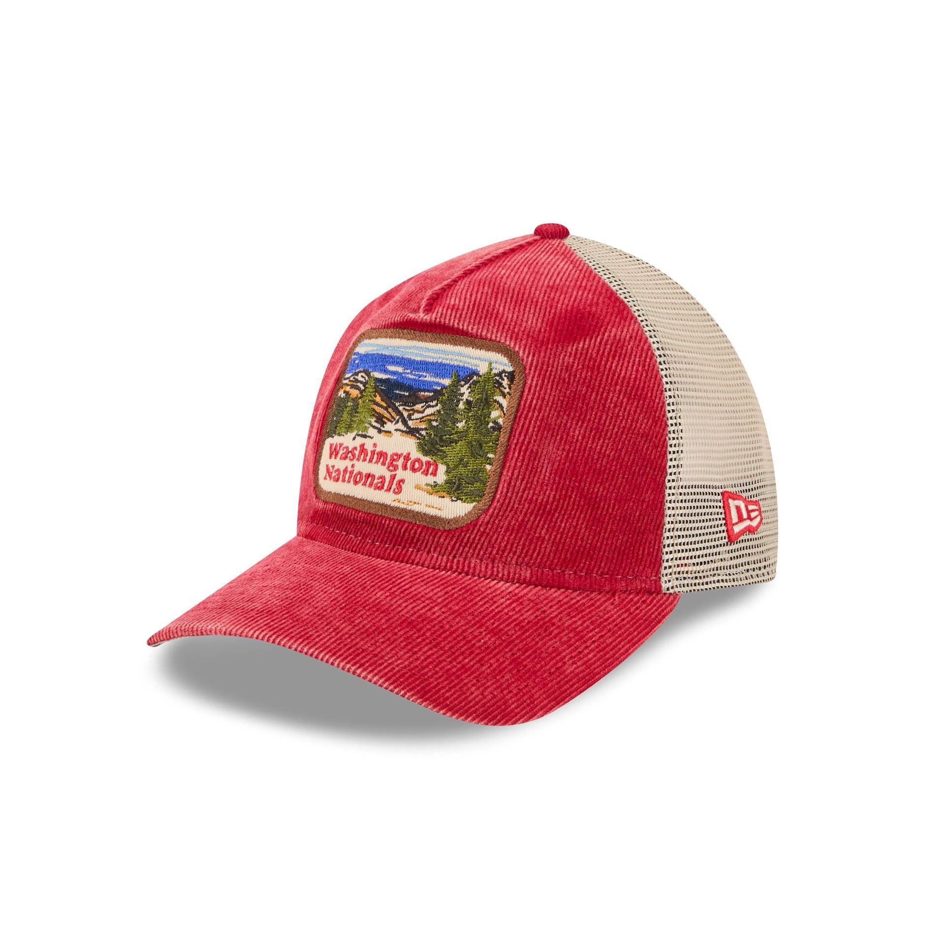 Washington Nationals Vintage Landscape 9TWENTY A-Frame Trucker Hat Male Product Image