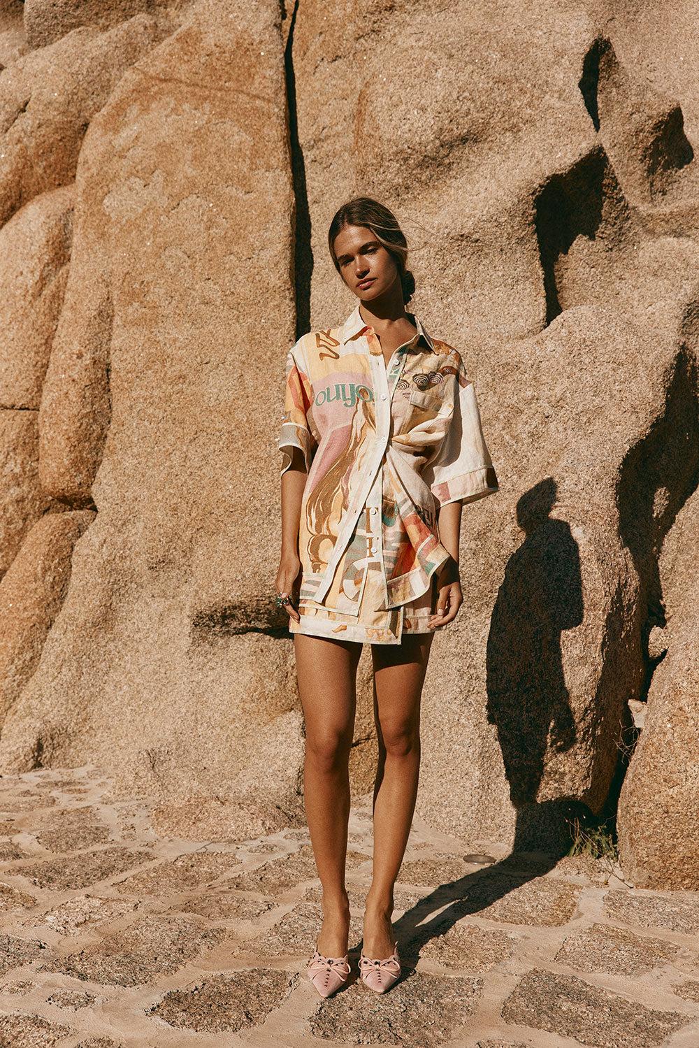 La Dolce Vita Top - Fiorire Rosa Product Image