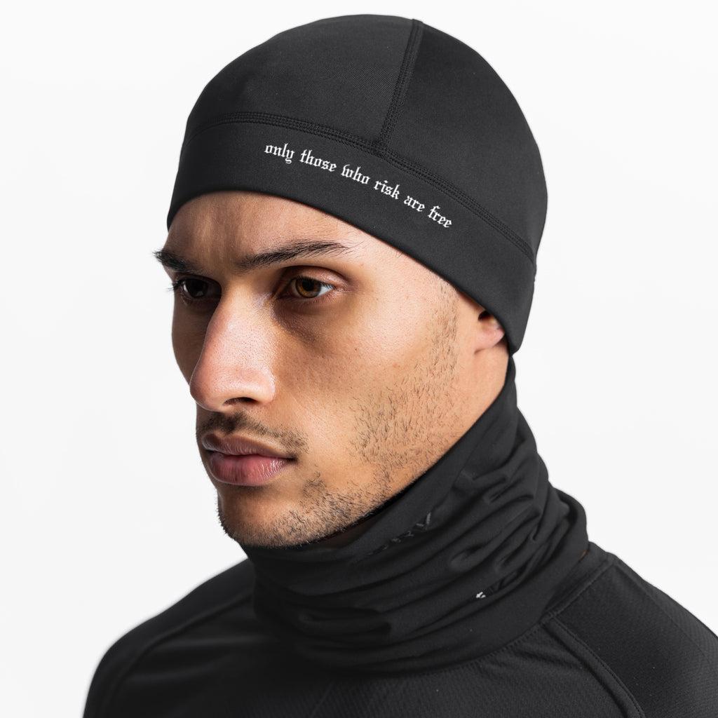 0545. Performance "Risk" Skull Cap - Black Product Image