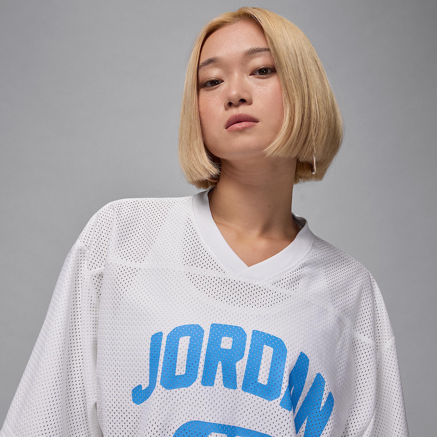 Womens Jordan Brooklyn Mesh Jersey | HQ9222-100 Product Image