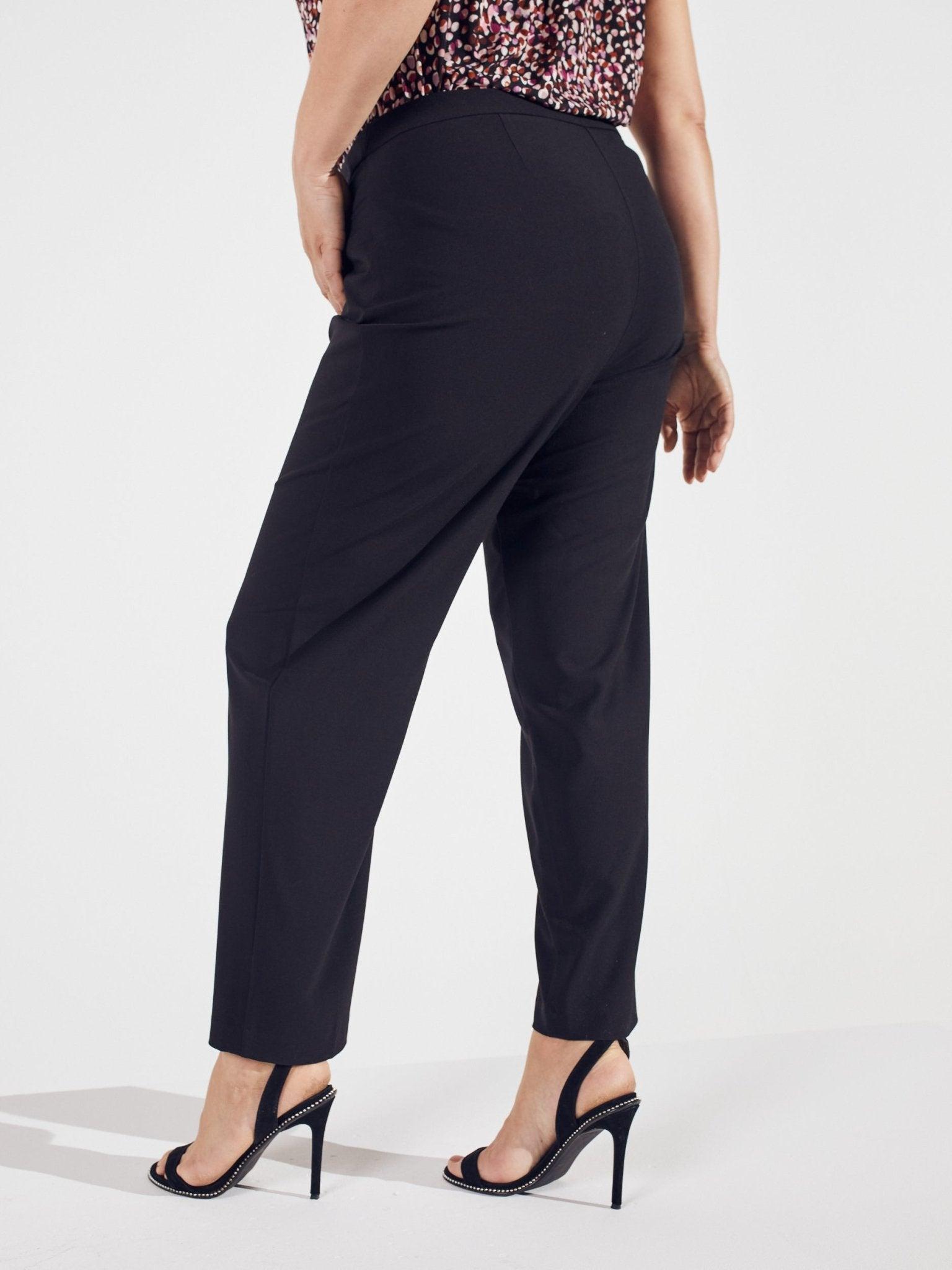 Roz & Ali™ Pull On Tummy Control Pants With L Pockets, Tall Length Plus Product Image