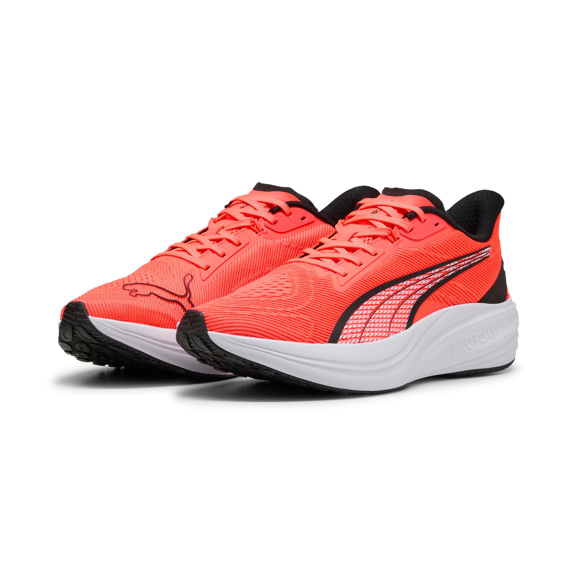 PUMA Darter Pro Men's Running Shoes in Glowing Red/Black Product Image