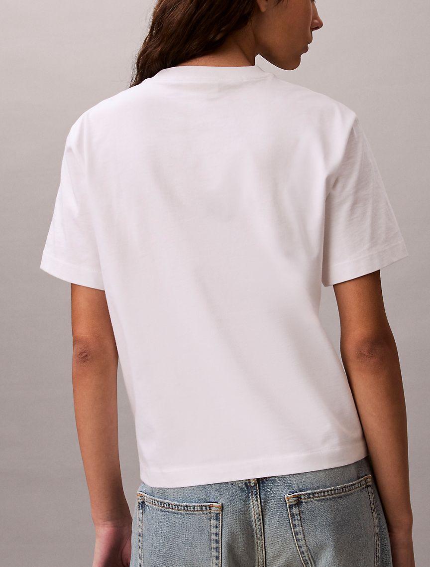 Standard Logo Boxy Fit Crewneck T-Shirt Product Image