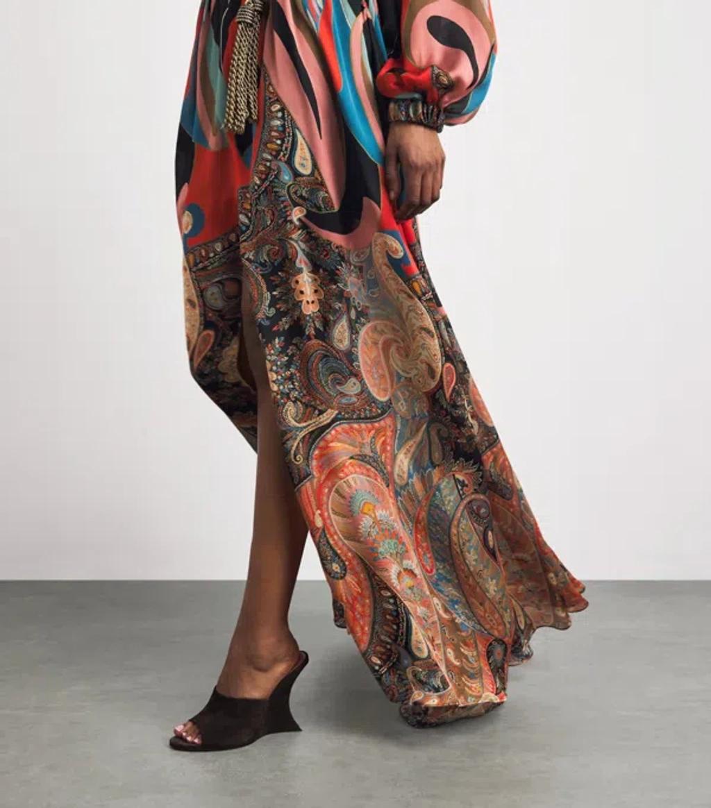 ETRO Paisley-print Maxi Dress In Multi Product Image