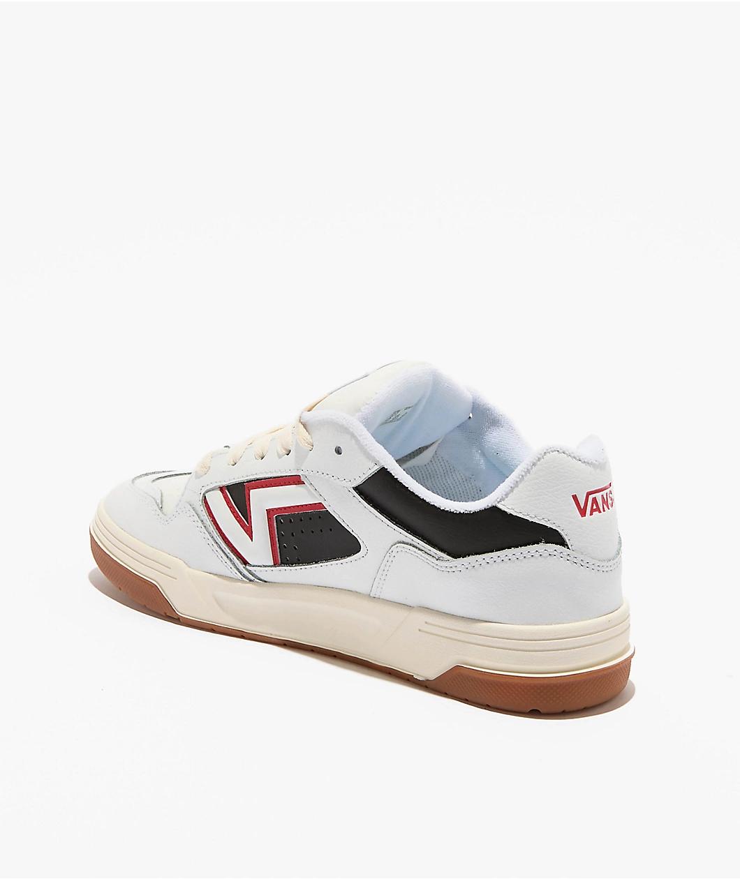 Vans Upland White & Black Skate Shoes Product Image