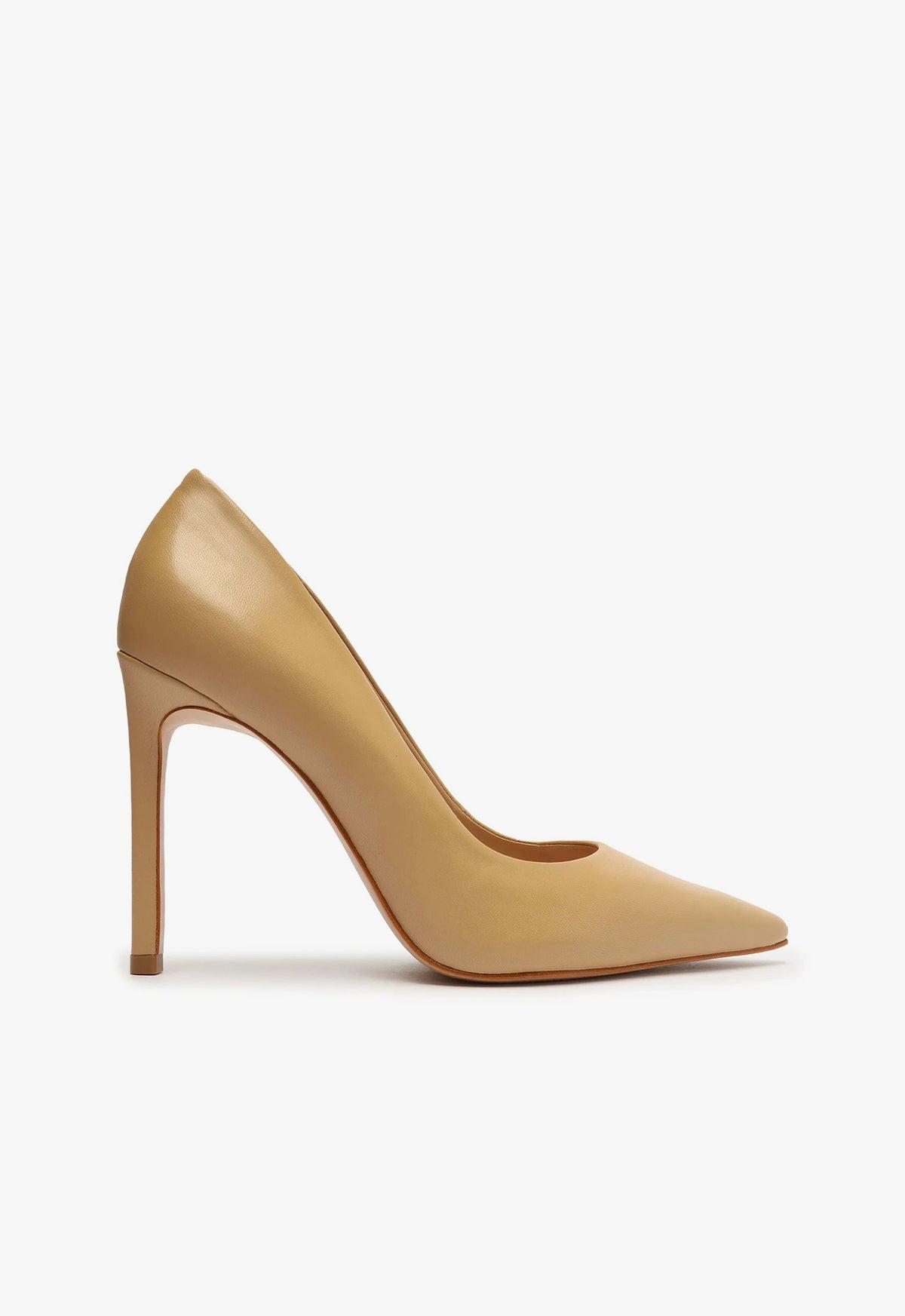 Lou High Stiletto Light Beige Pump Female Product Image