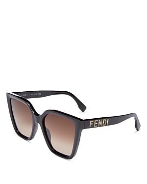Womens Lettering 55MM Square Sunglasses Product Image