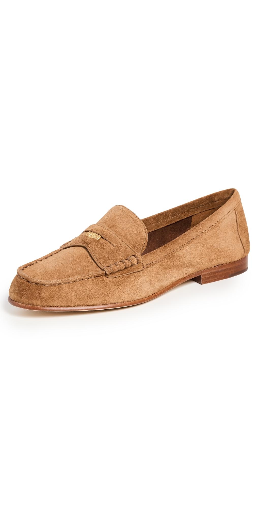 Womens Hazelwood Suede Penny Loafers Product Image