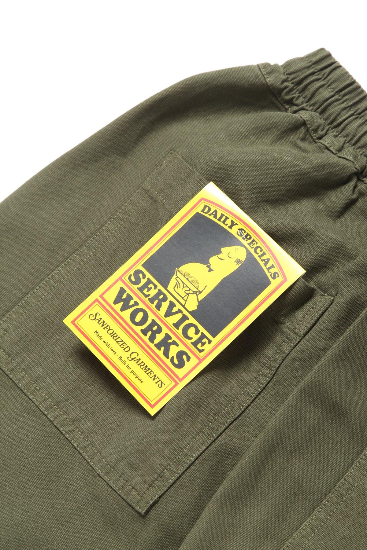 Service Works - Classic Chef Shorts - Olive Product Image