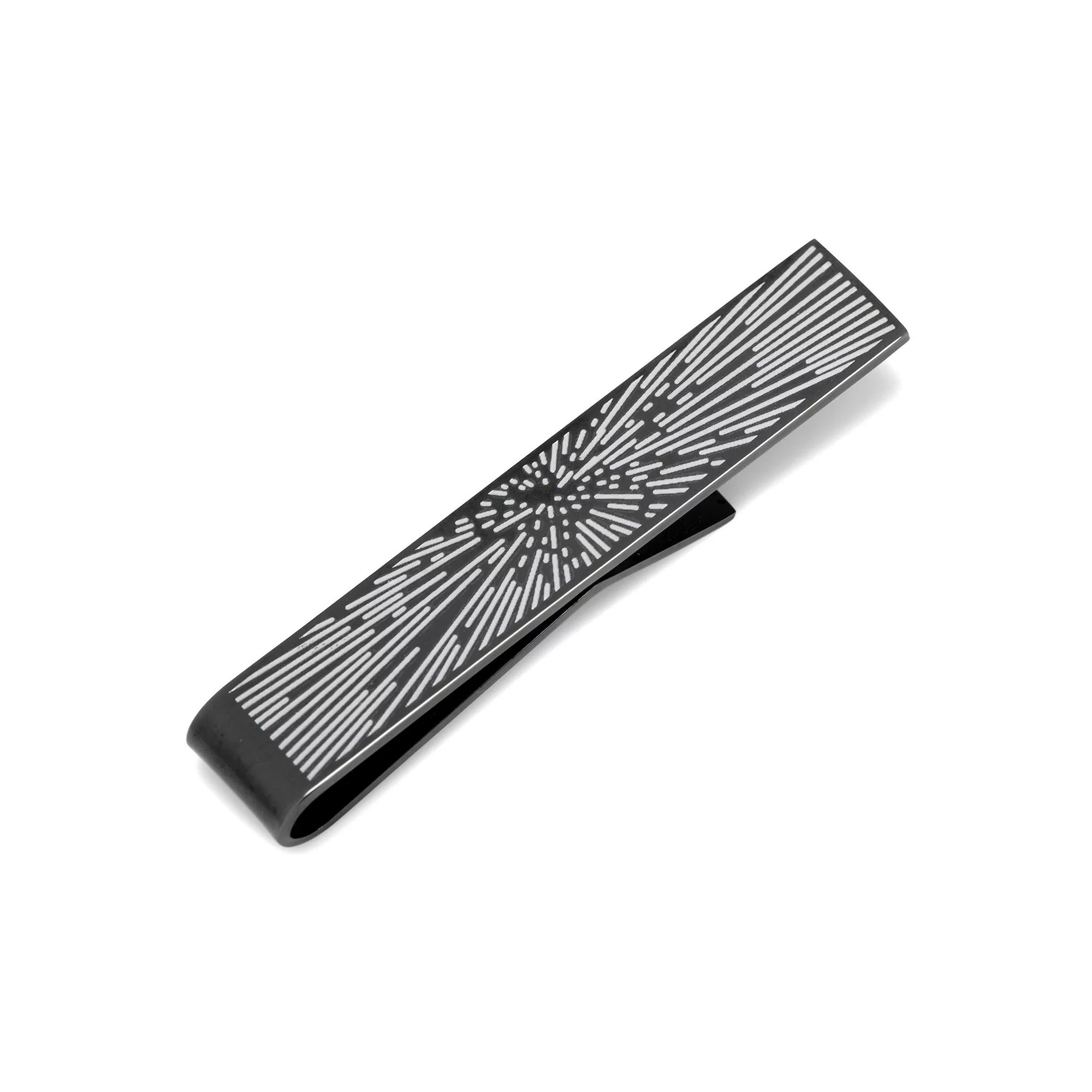 Men's Star Wars Glow Hyperdrive Tie Bar, Black Product Image
