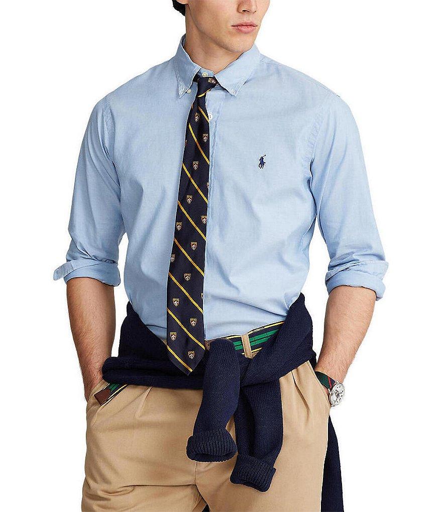 Polo Ralph Lauren Classic-Fit Stretch Oxford Long-Sleeve Woven Shirt Product Image