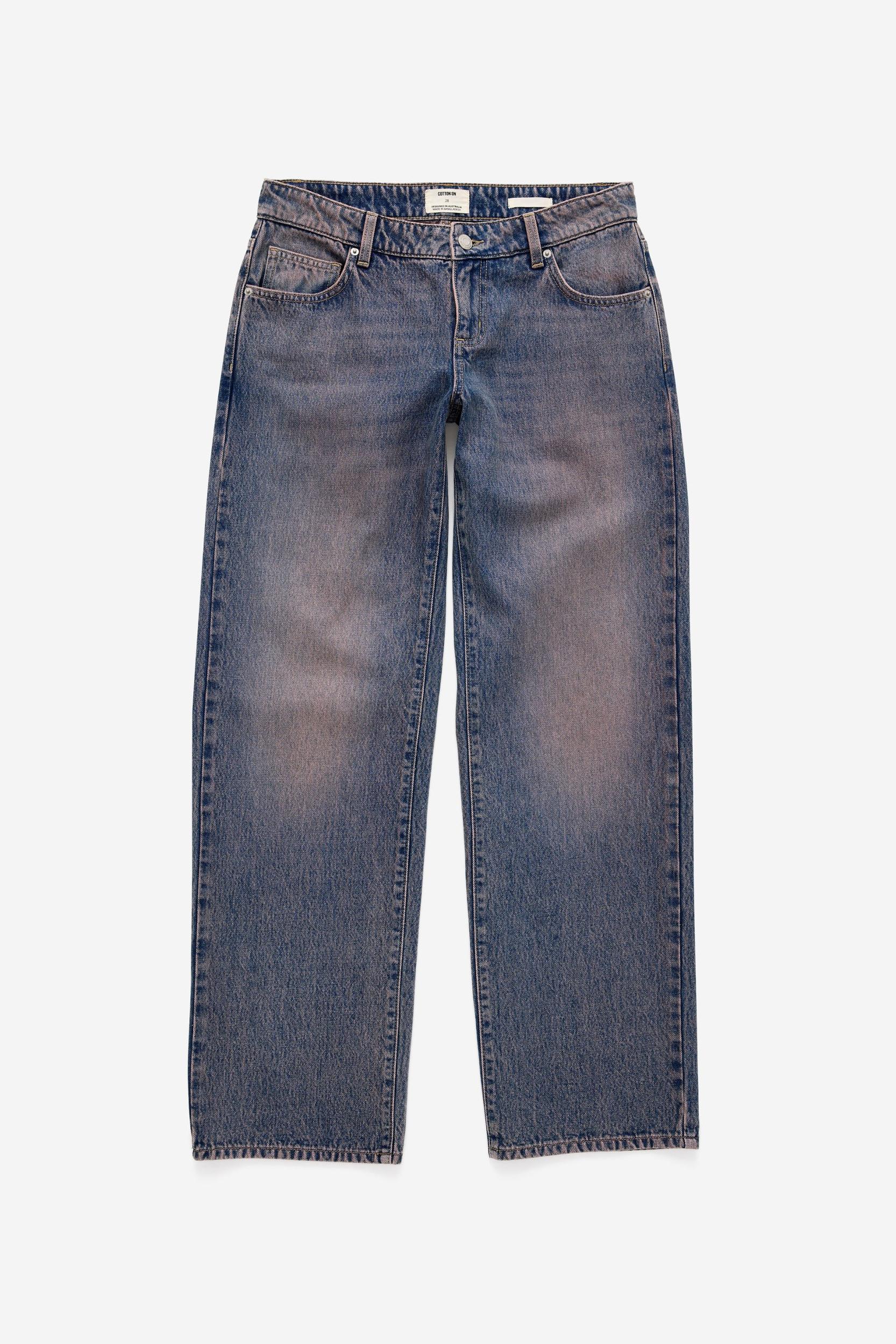Low Rise Straight Jean Product Image