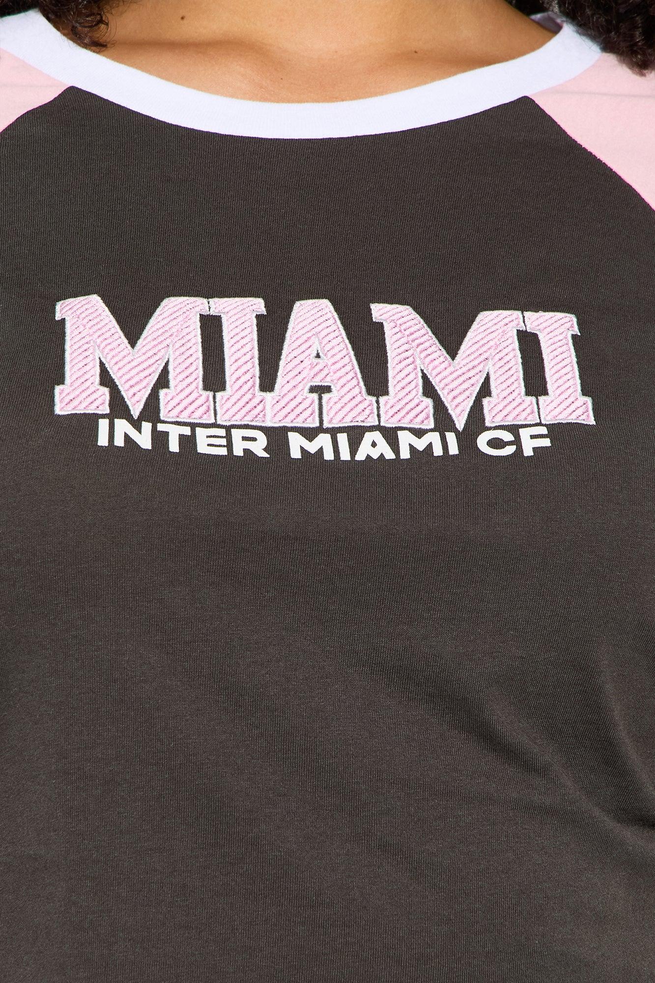 MLS Inter Miami Raglan Tee - Pink/combo Product Image