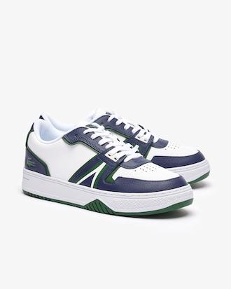 Men's L001 Contrasted Leather Sneakers Product Image