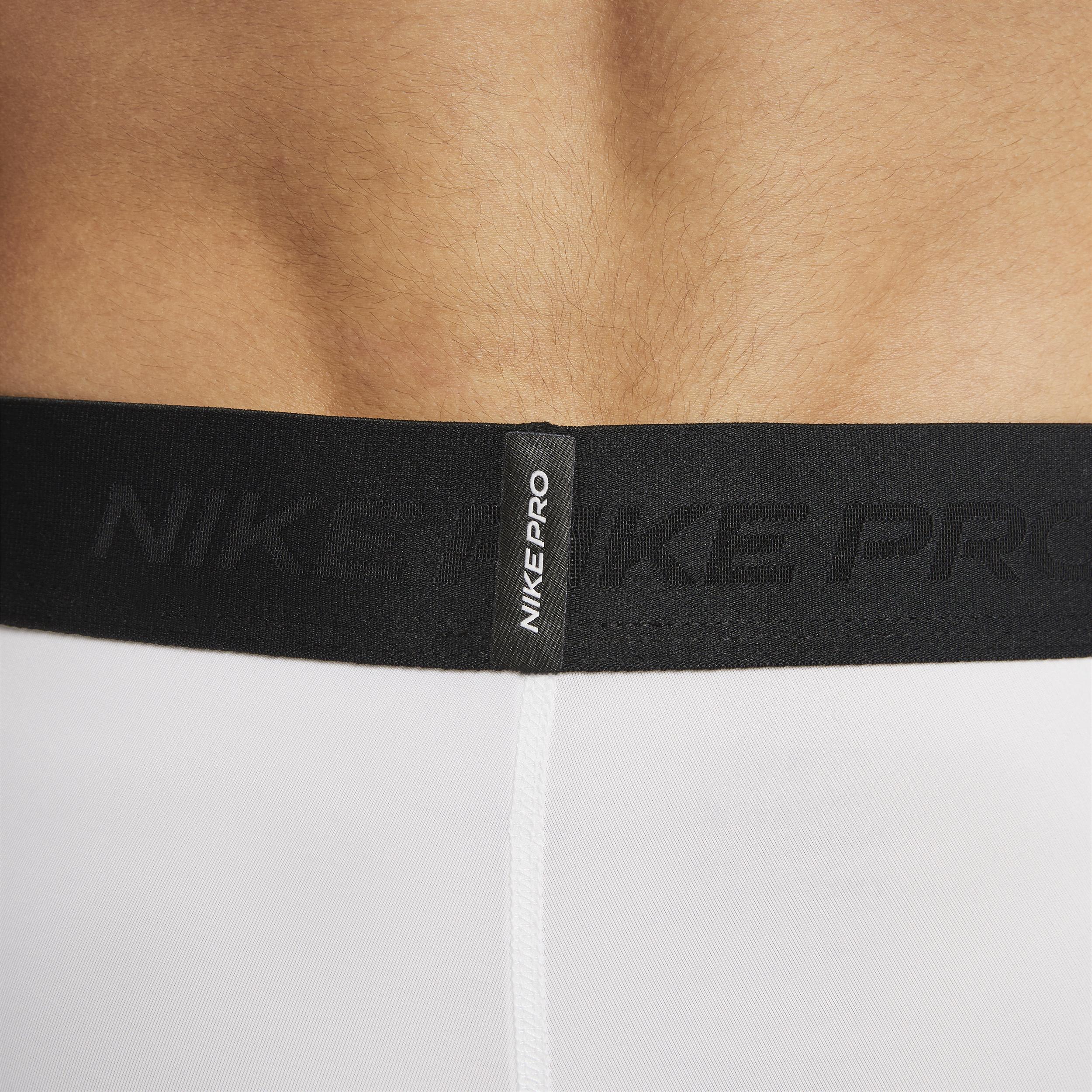 Mens Nike Pro Dri-FIT 3/4-Length Fitness Tights | FB7950-100 Product Image