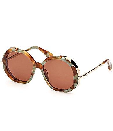 Womens 55MM Geometric Sunglasses Product Image