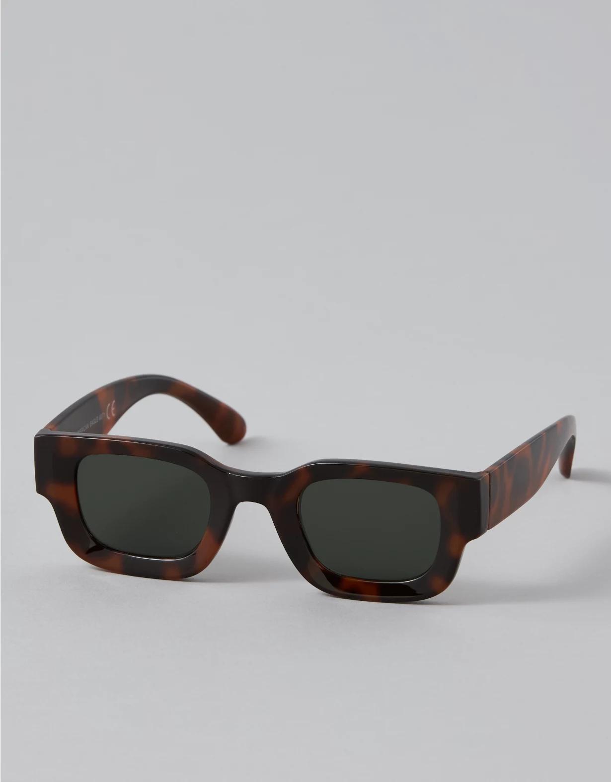AEO Rectangular Thick Frame Sunglasses Product Image