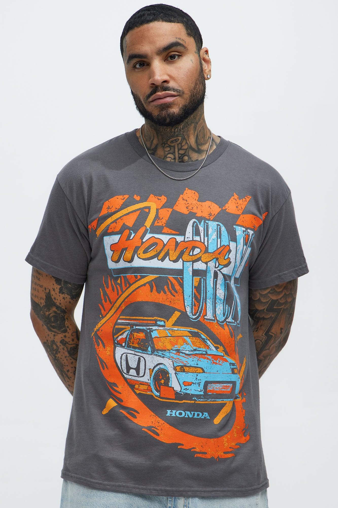 Honda Racing CRX Short Sleeve Tee - Charcoal Product Image