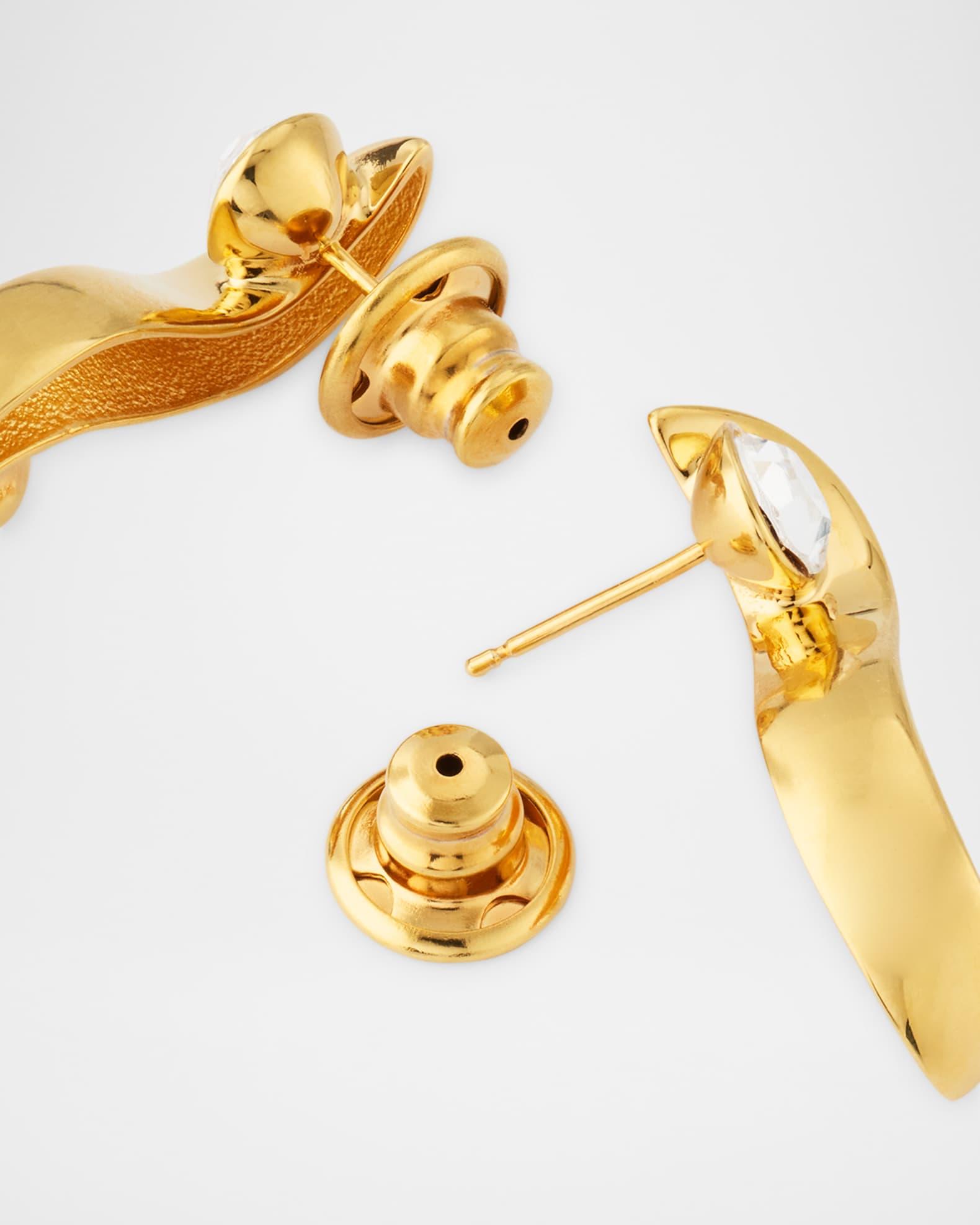 Crystal Wave Earrings Product Image