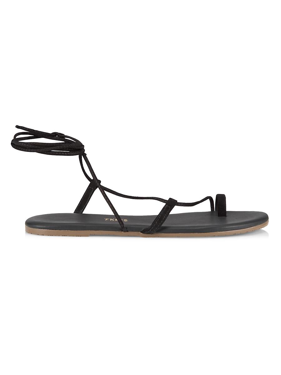 Womens Jo Suede Ankle-Tie Sandals Product Image