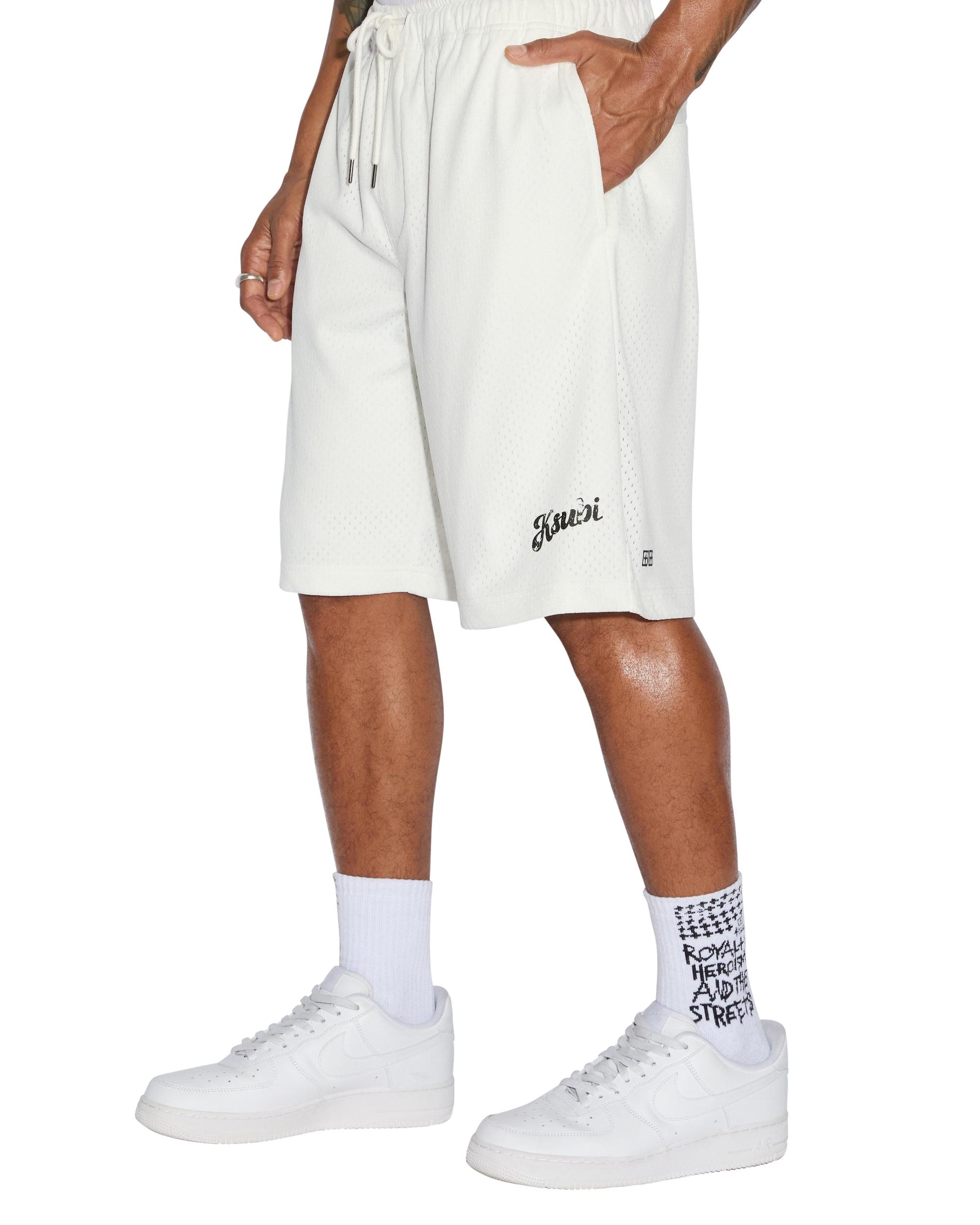 ROLL MESH SHORT WHITE Male Product Image