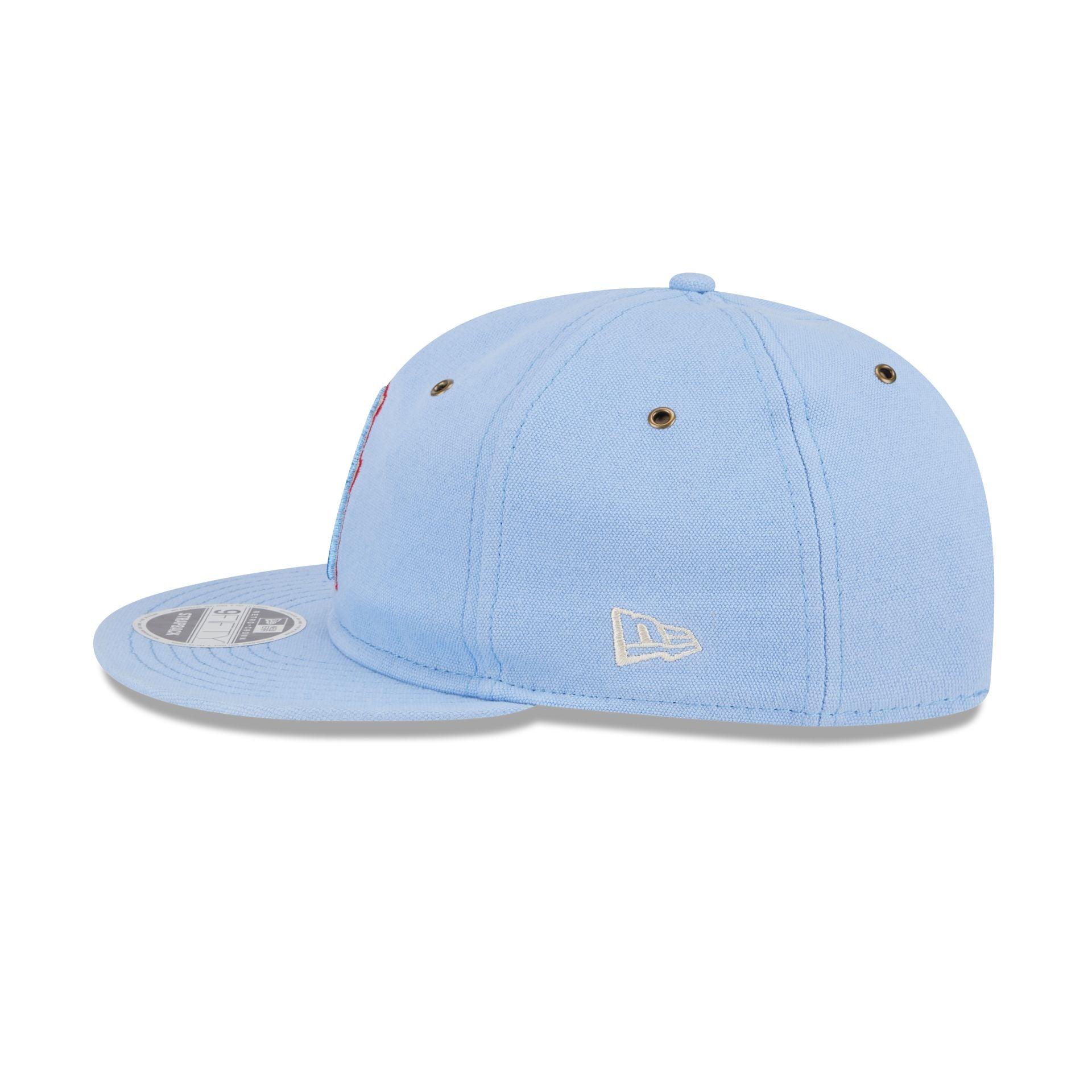 Oilers Cotton Canvas Retro Crown 9FIFTY Adjustable Hat Male Product Image