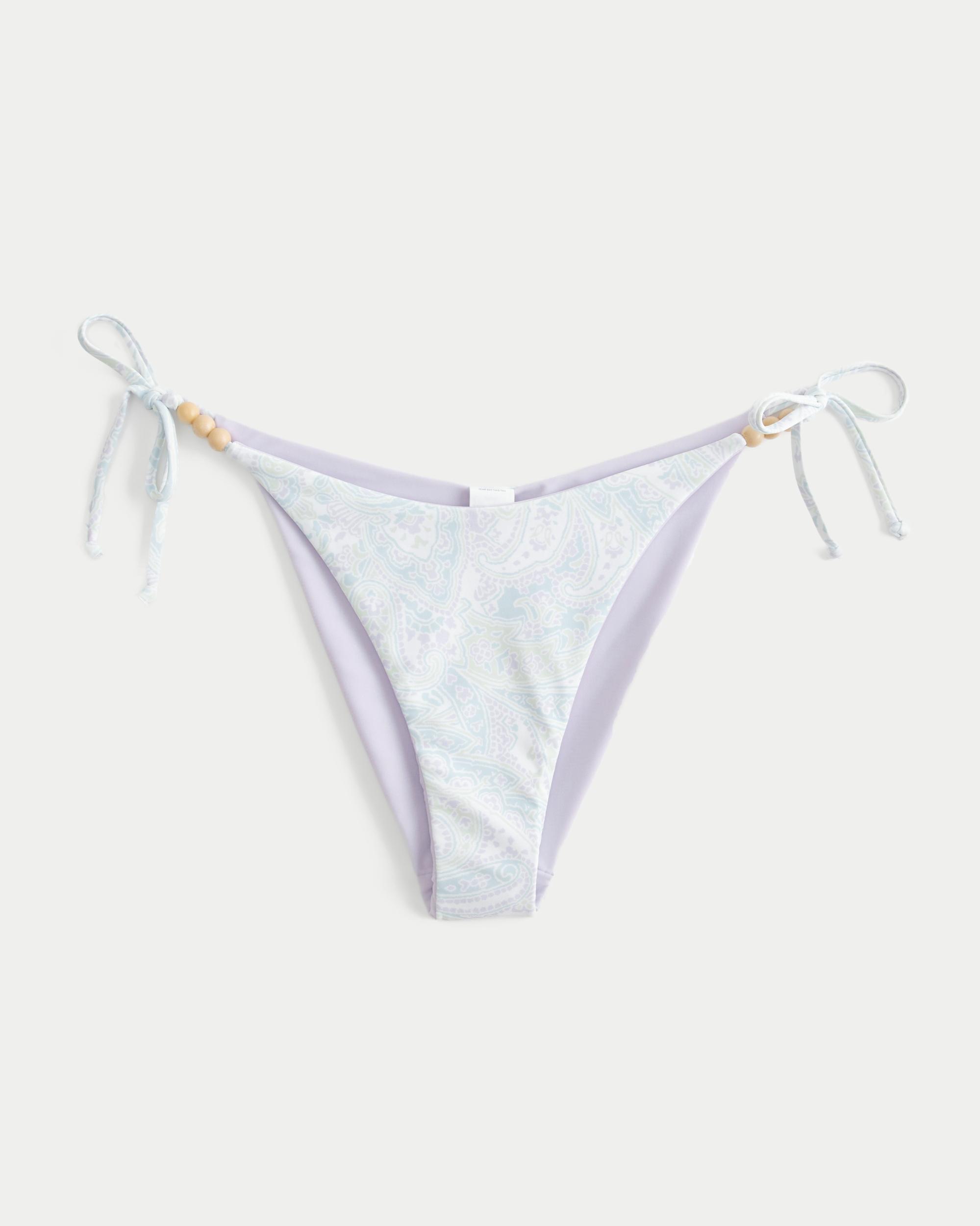 Reversible Side Tie Cheeky Bikini Bottom Product Image