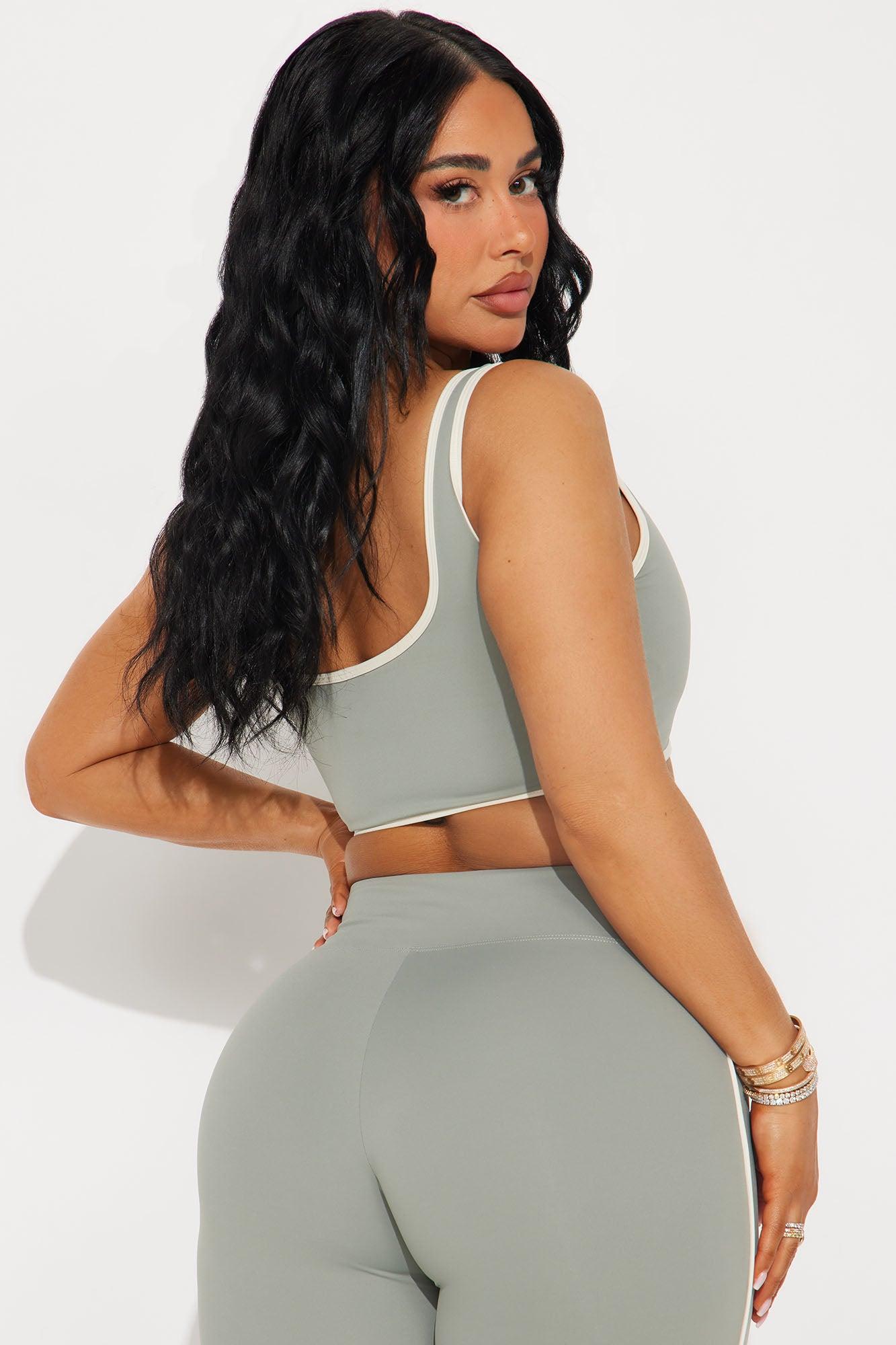 Feel The Breeze Sports Bra - Sage Product Image