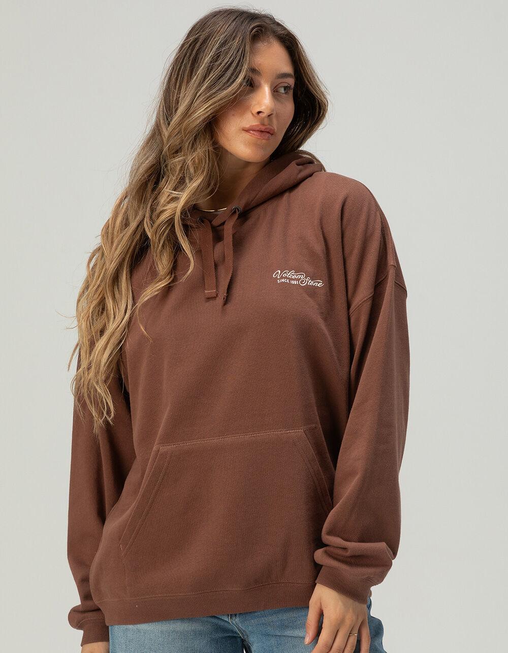VOLCOM Gold In Hour Womens Hoodie - BROWN Product Image